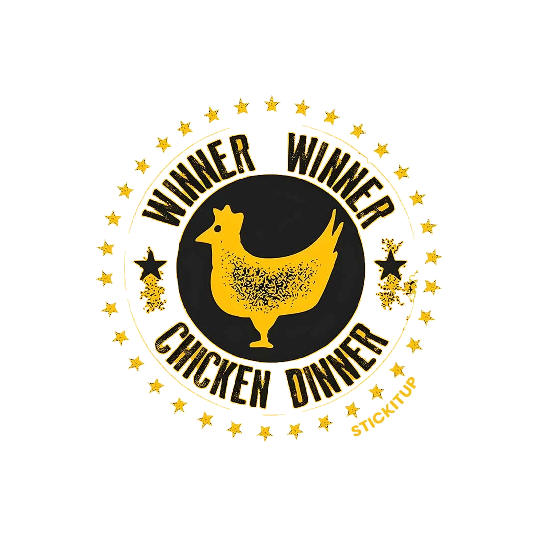 WINNER WINNER CHICKEN DINNER Sticker